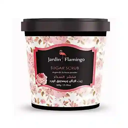 Jardin Flamingo Sugar Scrub – With Argan Oil & Rose Powder