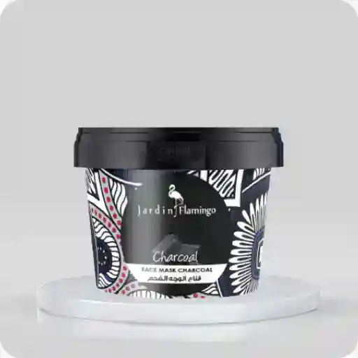 Jardin Flamingo Charcoal Face Mask