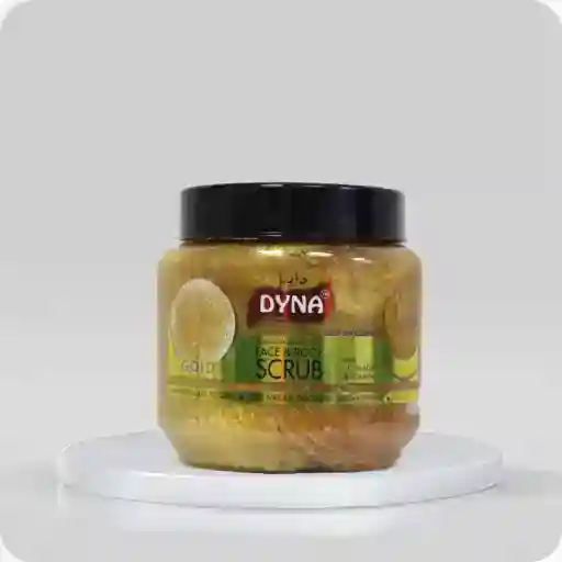 Dyna Face and Body Scrub With Collagen and Vitamin E With Gold Extract