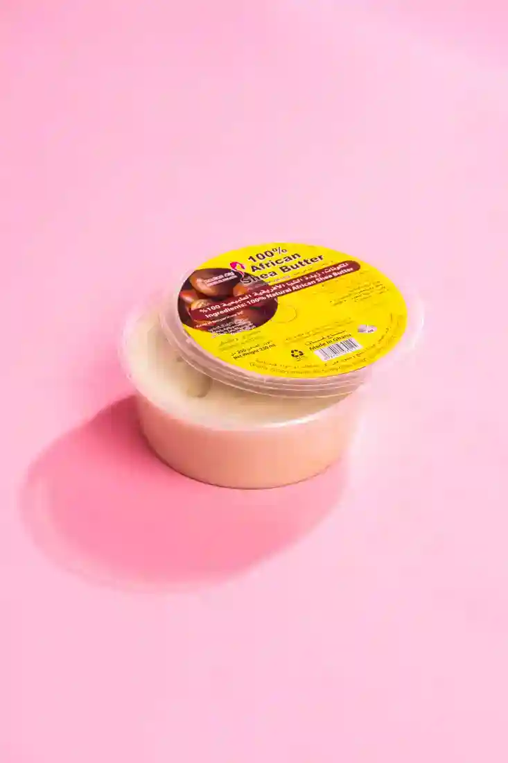 Raw yellow shea butter