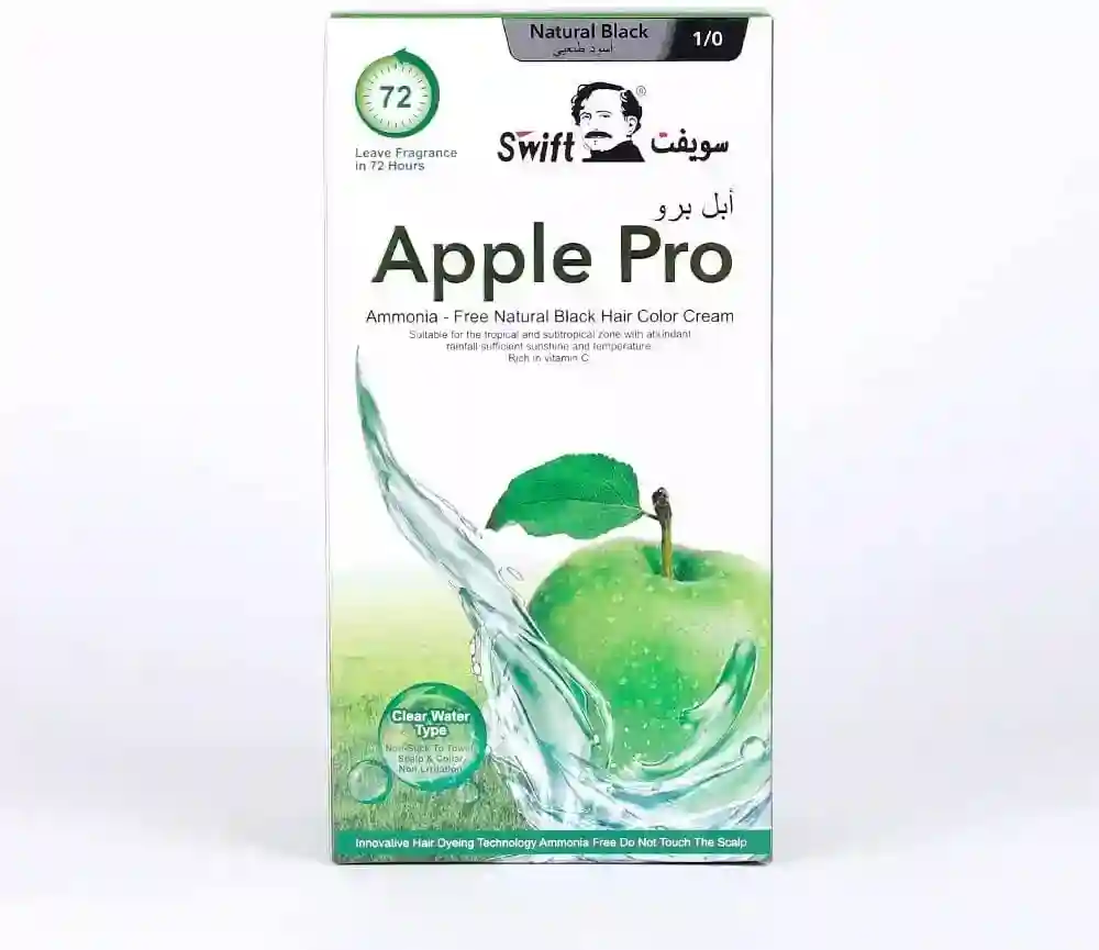 Apple Pro Dye for Hair and Beard – Natural black